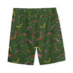 Aboriginal Boomerang And Kangaroo Print Men's Sports Shorts