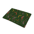 Aboriginal Boomerang And Kangaroo Print Pet Cooling Mat Cover