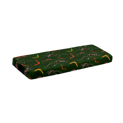 Aboriginal Boomerang And Kangaroo Print Piano Keyboard Cover