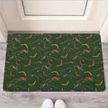Aboriginal Boomerang And Kangaroo Print Rubber Doormat