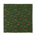 Aboriginal Boomerang And Kangaroo Print Silk Bandana