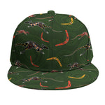 Aboriginal Boomerang And Kangaroo Print Snapback Cap