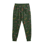 Aboriginal Boomerang And Kangaroo Print Sweatpants