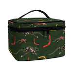Aboriginal Boomerang And Kangaroo Print Travel Makeup Bag