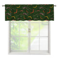 Aboriginal Boomerang And Kangaroo Print Window Valance