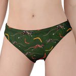 Aboriginal Boomerang And Kangaroo Print Women's Panties