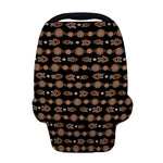 Aboriginal Boomerang Pattern Print Baby Seat Cover
