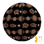 Aboriginal Boomerang Pattern Print Basketball