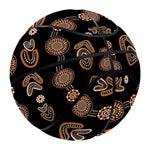 Aboriginal Boomerang Pattern Print Basketball