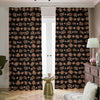 Aboriginal Boomerang Pattern Print Blackout Pencil Pleat Curtains