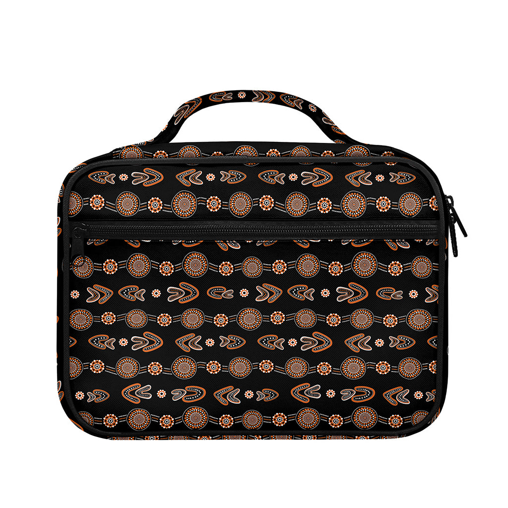 Aboriginal Boomerang Pattern Print Briefcase Bible Bag