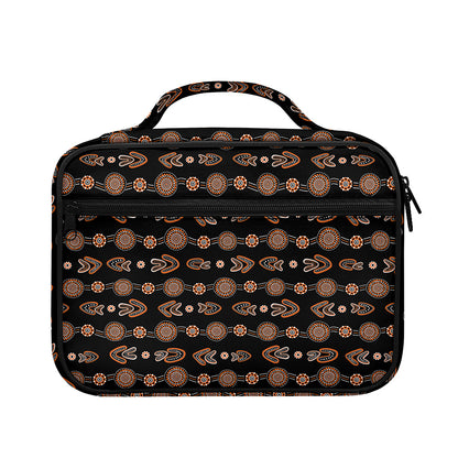 Aboriginal Boomerang Pattern Print Briefcase Bible Bag