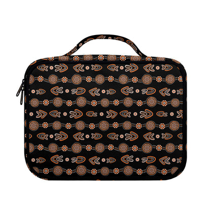 Aboriginal Boomerang Pattern Print Briefcase Bible Bag