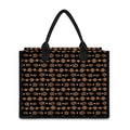 Aboriginal Boomerang Pattern Print Canvas Tote Bag