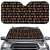 Aboriginal Boomerang Pattern Print Car Windshield Sun Shade