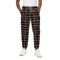 Aboriginal Boomerang Pattern Print Cotton Sweatpants