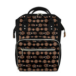 Aboriginal Boomerang Pattern Print Diaper Bag