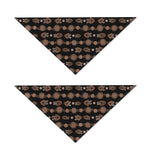 Aboriginal Boomerang Pattern Print Dog Bandana