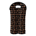 Aboriginal Boomerang Pattern Print Double Neoprene Wine Tote