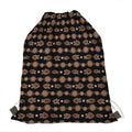 Aboriginal Boomerang Pattern Print Drawstring Bag