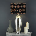 Aboriginal Boomerang Pattern Print Drum Lamp Shade