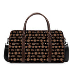 Aboriginal Boomerang Pattern Print Duffle Bag