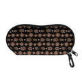 Aboriginal Boomerang Pattern Print Glasses Case