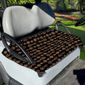 Aboriginal Boomerang Pattern Print Golf Cart Seat Cover