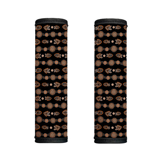 Aboriginal Boomerang Pattern Print Handle Covers