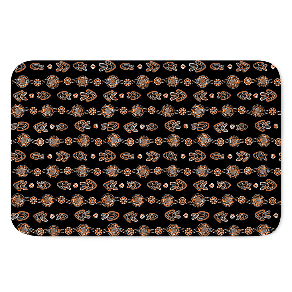 Aboriginal Boomerang Pattern Print Indoor Door Mat