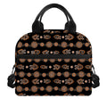 Aboriginal Boomerang Pattern Print Insulated Lunch Bag