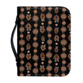 Aboriginal Boomerang Pattern Print Leather Bible Cover