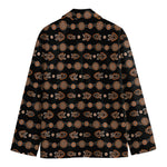 Aboriginal Boomerang Pattern Print Men's Blazer