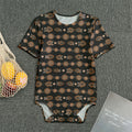 Aboriginal Boomerang Pattern Print Men's Bodysuit