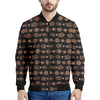 Aboriginal Boomerang Pattern Print Men's Bomber Jacket