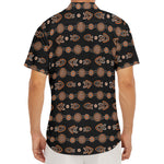 Aboriginal Boomerang Pattern Print Men's Deep V-Neck Shirt