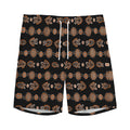Aboriginal Boomerang Pattern Print Men's Athletic Shorts