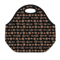 Aboriginal Boomerang Pattern Print Neoprene Lunch Bag