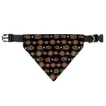 Aboriginal Boomerang Pattern Print Over The Collar Dog Bandana