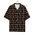 Aboriginal Boomerang Pattern Print Rayon Hawaiian Shirt