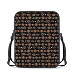 Aboriginal Boomerang Pattern Print Rectangular Crossbody Bag