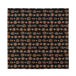 Aboriginal Boomerang Pattern Print Silk Bandana