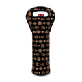 Aboriginal Boomerang Pattern Print Single Neoprene Wine Tote