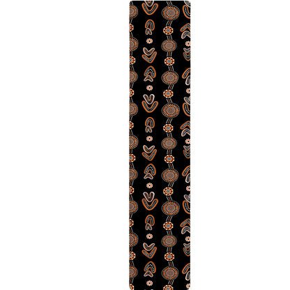 Aboriginal Boomerang Pattern Print Table Runner