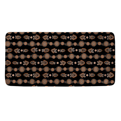 Aboriginal Boomerang Pattern Print Towel