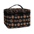 Aboriginal Boomerang Pattern Print Travel Makeup Bag