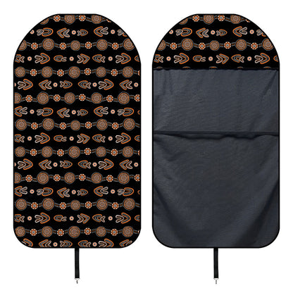 Aboriginal Boomerang Pattern Print Waterproof Car Seat Cover