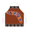 Aboriginal Dot Boomerang Print Adjustable Apron