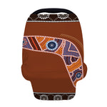 Aboriginal Dot Boomerang Print Baby Seat Cover