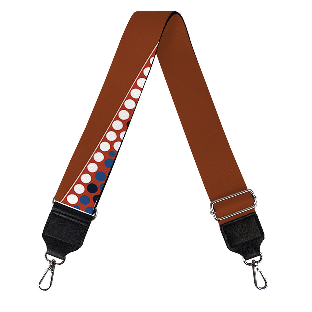 Aboriginal Dot Boomerang Print Bag Strap